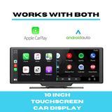 10-Inch Wireless Touchscreen Car Display